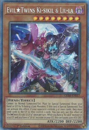 Evil Twins Ki-sikil & Lil-la (CR) (GEIM-EN017) - Genesis Impact 1st Edition Genesis Impact Yugioh Single  Squirtle Squad Card Shop.