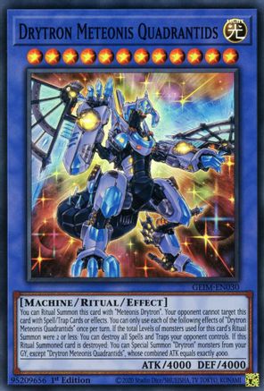 Drytron Meteonis Quadrantids (GEIM-EN030) - Genesis Impact 1st Edition Genesis Impact Yugioh Single  Squirtle Squad Card Shop.