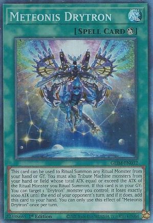Meteonis Drytron (CR) (GEIM-EN032) - Genesis Impact 1st Edition Genesis Impact Yugioh Single  Squirtle Squad Card Shop.