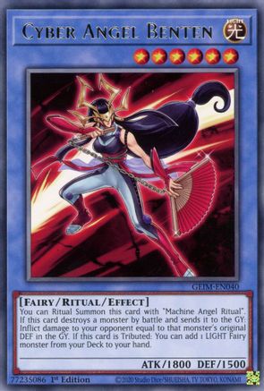 Cyber Angel Benten (GEIM-EN040) - Genesis Impact 1st Edition Genesis Impact Yugioh Single  Squirtle Squad Card Shop.
