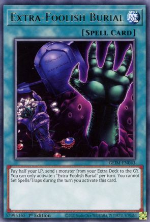 Extra-Foolish Burial (GEIM-EN043) - Genesis Impact 1st Edition Genesis Impact Yugioh Single  Squirtle Squad Card Shop.