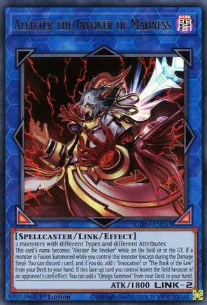 Aleister the Invoker of Madness (GEIM-EN053) - Genesis Impact 1st Edition Genesis Impact Yugioh Single  Squirtle Squad Card Shop.