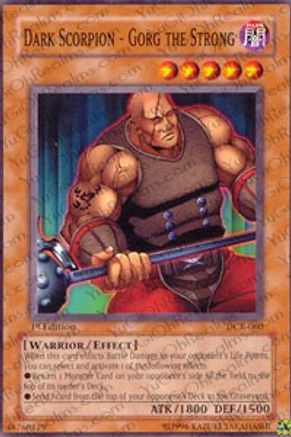 Dark Scorpion - Gorg the Strong (DCR-060) - Dark Crisis 1st Edition Dark Crisis Yugioh Single  Squirtle Squad Card Shop.