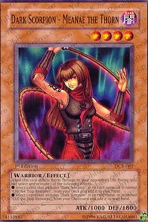 Dark Scorpion - Meanae the Thorn (DCR-061) - Dark Crisis Unlimited Dark Crisis Yugioh Single  Squirtle Squad Card Shop.