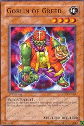 Goblin of Greed (DCR-065) - Dark Crisis Unlimited Dark Crisis Yugioh Single  Squirtle Squad Card Shop.