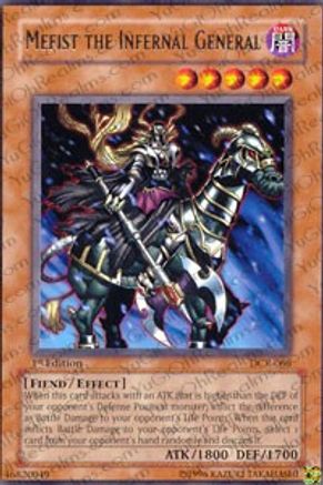 Mefist the Infernal General (DCR-066) - Dark Crisis Unlimited Dark Crisis Yugioh Single  Squirtle Squad Card Shop.