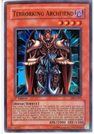 Terrorking Archfiend (DCR-072) - Dark Crisis Unlimited Dark Crisis Yugioh Single  Squirtle Squad Card Shop.