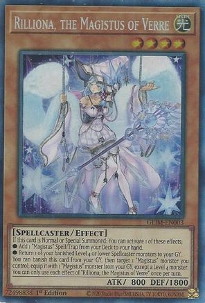 Rilliona, the Magistus of Verre (CR) (GEIM-EN003) - Genesis Impact 1st Edition Genesis Impact Yugioh Single  Squirtle Squad Card Shop.