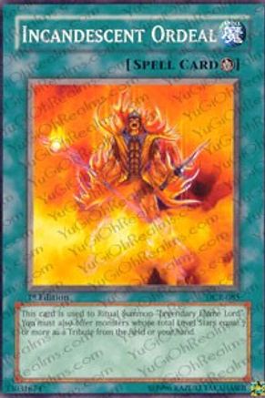 Incandescent Ordeal (DCR-085) - Dark Crisis 1st Edition Dark Crisis Yugioh Single  Squirtle Squad Card Shop.