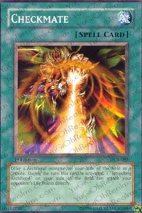 Checkmate (DCR-089) - Dark Crisis 1st Edition Dark Crisis Yugioh Single  Squirtle Squad Card Shop.