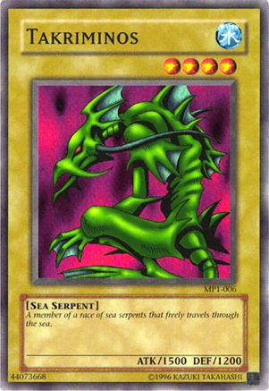 Takriminos (MP1-006) - McDonald's Promo Limited McDonald's Promo Yugioh Single  Squirtle Squad Card Shop.