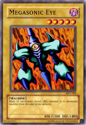 Megasonic Eye (MP1-008) - McDonald's Promo Limited McDonald's Promo Yugioh Single  Squirtle Squad Card Shop.