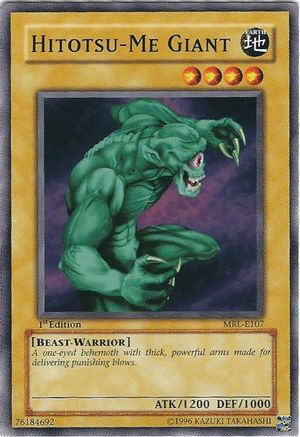 Hitotsu-Me Giant (MRL-E107) - Magic Ruler 1st Edition Magic Ruler Yugioh Single  Squirtle Squad Card Shop.