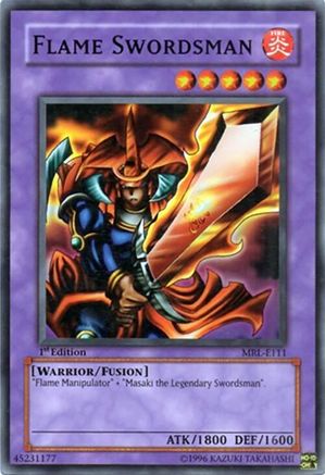 Flame Swordsman (MRL-E111) - Magic Ruler 1st Edition Magic Ruler Yugioh Single  Squirtle Squad Card Shop.
