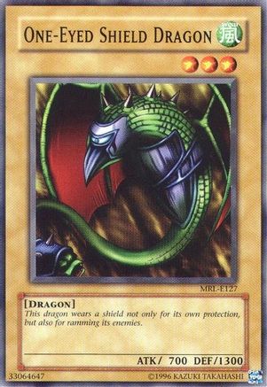 One-Eyed Shield Dragon (MRL-E127) - Magic Ruler 1st Edition Magic Ruler Yugioh Single  Squirtle Squad Card Shop.