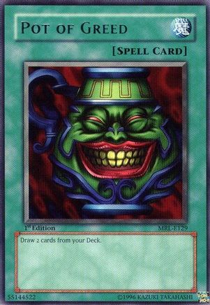 Pot of Greed (MRL-E129) - Magic Ruler Unlimited Magic Ruler Yugioh Single  Squirtle Squad Card Shop.