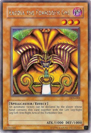 Exodia the Forbidden One (Dark Duel Stories) (DDS-003) - Yu-Gi-Oh! Video Game Promotional Cards Unlimited Yu-Gi-Oh! Video Game Promotional Cards Yugioh Single  Squirtle Squad Card Shop.