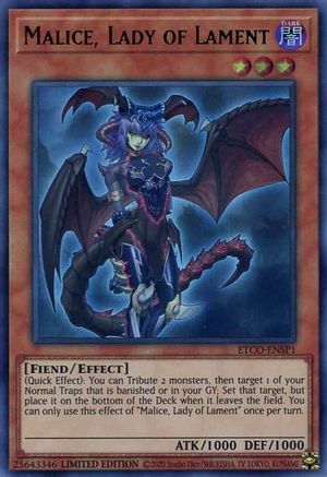 Malice, Lady of Lament (UR) (ETCO-ENSP1) (ETCO-ENSP1) - Eternity Code Limited Eternity Code Yugioh Single  Squirtle Squad Card Shop.