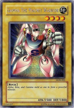 Gamma the Magnet Warrior (DOR-003) - Duelist of the Roses Unlimited Duelist of the Roses Yugioh Single  Squirtle Squad Card Shop.