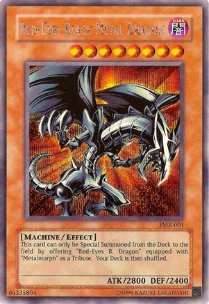 Red-Eyes Black Metal Dragon (Forbidden Memories) (FMR-001) - Yu-Gi-Oh! Video Game Promotional Cards Limited Yu-Gi-Oh! Video Game Promotional Cards Yugioh Single  Squirtle Squad Card Shop.