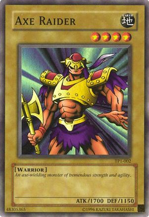 Axe Raider (TP1-002) - Tournament Pack 1 Unlimited Tournament Pack 1 Yugioh Single  Squirtle Squad Card Shop.