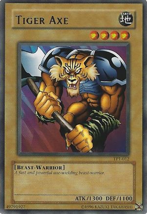Tiger Axe (TP1-012) - Tournament Pack 1 Unlimited Tournament Pack 1 Yugioh Single  Squirtle Squad Card Shop.