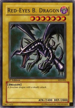 Red-Eyes B. Dragon (SDJ-001) - Starter Deck: Joey 1st Edition Starter Deck: Joey Yugioh Single  Squirtle Squad Card Shop.