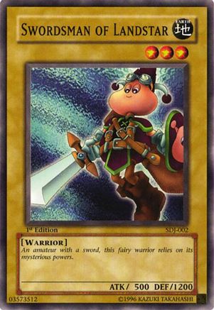 Swordsman of Landstar (SDJ-002) - Starter Deck: Joey 1st Edition Starter Deck: Joey Yugioh Single  Squirtle Squad Card Shop.