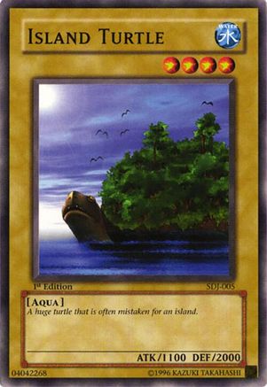 Island Turtle (SDJ-005) - Starter Deck: Joey 1st Edition Starter Deck: Joey Yugioh Single  Squirtle Squad Card Shop.