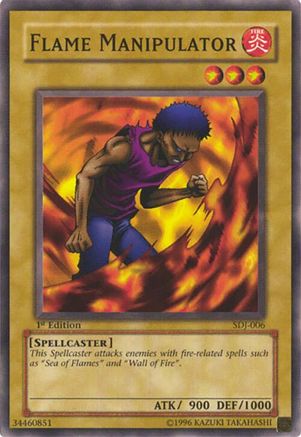 Flame Manipulator (SDJ-006) - Starter Deck: Joey Unlimited Starter Deck: Joey Yugioh Single  Squirtle Squad Card Shop.