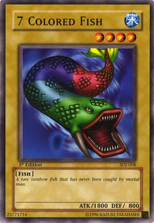7 Colored Fish (SDJ-008) - Starter Deck: Joey 1st Edition Starter Deck: Joey Yugioh Single  Squirtle Squad Card Shop.