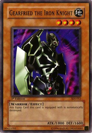 Gearfried the Iron Knight (SDJ-012) - Starter Deck: Joey Unlimited Starter Deck: Joey Yugioh Single  Squirtle Squad Card Shop.