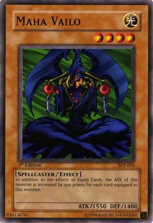 Maha Vailo (SDJ-016) - Starter Deck: Joey 1st Edition Starter Deck: Joey Yugioh Single  Squirtle Squad Card Shop.