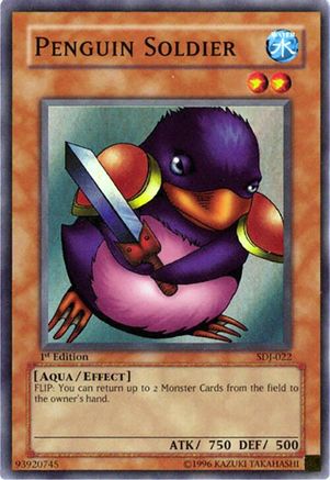 Penguin Soldier (SDJ-022) - Starter Deck: Joey Unlimited Starter Deck: Joey Yugioh Single  Squirtle Squad Card Shop.
