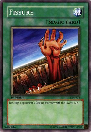 Fissure (SDJ-028) - Starter Deck: Joey Unlimited Starter Deck: Joey Yugioh Single  Squirtle Squad Card Shop.