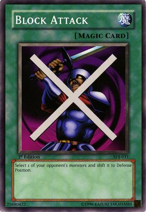 Block Attack (SDJ-031) - Starter Deck: Joey Unlimited Starter Deck: Joey Yugioh Single  Squirtle Squad Card Shop.
