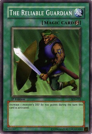 The Reliable Guardian (SDJ-033) - Starter Deck: Joey Unlimited Starter Deck: Joey Yugioh Single  Squirtle Squad Card Shop.