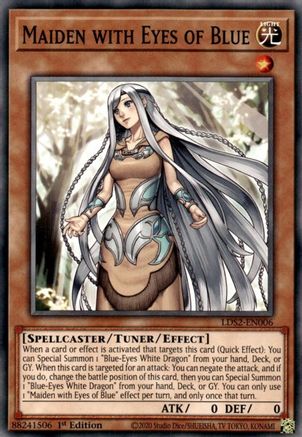 Maiden with Eyes of Blue (LDS2-EN006) - Legendary Duelists: Season 2 1st Edition Legendary Duelists: Season 2 Yugioh Single  Squirtle Squad Card Shop.