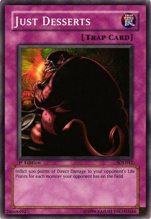 Just Desserts (SDJ-042) - Starter Deck: Joey 1st Edition Starter Deck: Joey Yugioh Single  Squirtle Squad Card Shop.