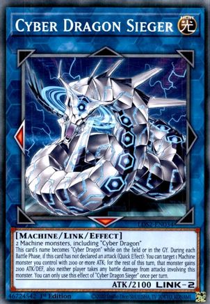 Cyber Dragon Sieger (LDS2-EN034) - Legendary Duelists: Season 2 1st Edition Legendary Duelists: Season 2 Yugioh Single  Squirtle Squad Card Shop.