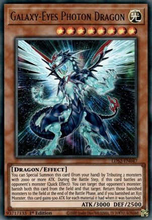 Galaxy-Eyes Photon Dragon (LDS2-EN047) - Legendary Duelists: Season 2 1st Edition Legendary Duelists: Season 2 Yugioh Single  Squirtle Squad Card Shop.