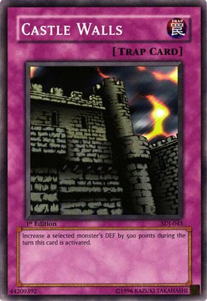 Castle Walls (SDJ-045) - Starter Deck: Joey Unlimited Starter Deck: Joey Yugioh Single  Squirtle Squad Card Shop.