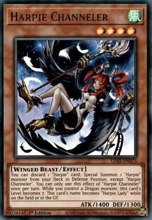 Harpie Channeler (LDS2-EN073) - Legendary Duelists: Season 2 1st Edition Legendary Duelists: Season 2 Yugioh Single  Squirtle Squad Card Shop.