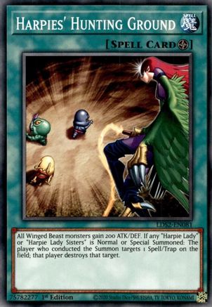 Harpies' Hunting Ground (LDS2-EN081) - Legendary Duelists: Season 2 1st Edition Legendary Duelists: Season 2 Yugioh Single  Squirtle Squad Card Shop.