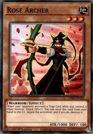Rose Archer (LDS2-EN105) - Legendary Duelists: Season 2 1st Edition Legendary Duelists: Season 2 Yugioh Single  Squirtle Squad Card Shop.