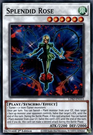 Splendid Rose (LDS2-EN111) - Legendary Duelists: Season 2 1st Edition Legendary Duelists: Season 2 Yugioh Single  Squirtle Squad Card Shop.