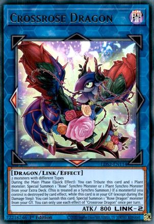 Crossrose Dragon (LDS2-EN114) - Legendary Duelists: Season 2 1st Edition Legendary Duelists: Season 2 Yugioh Single  Squirtle Squad Card Shop.