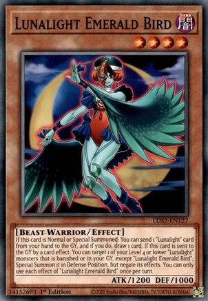 Lunalight Emerald Bird (LDS2-EN127) - Legendary Duelists: Season 2 1st Edition Legendary Duelists: Season 2 Yugioh Single  Squirtle Squad Card Shop.