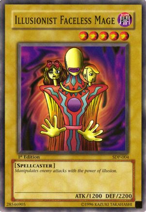 Illusionist Faceless Mage (SDP-004) - Starter Deck: Pegasus Unlimited Starter Deck: Pegasus Yugioh Single  Squirtle Squad Card Shop.