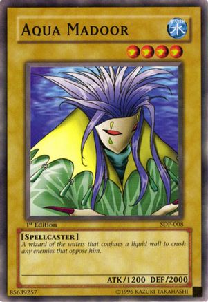 Aqua Madoor (SDP-008) - Starter Deck: Pegasus Unlimited Starter Deck: Pegasus Yugioh Single  Squirtle Squad Card Shop.